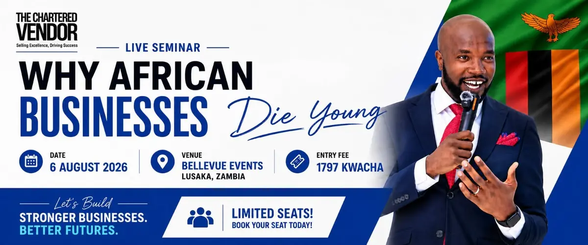 Why African Businesses Die Young Seminar - event banner